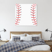 Baseball Sportstijl Baseball Thema Canvas Afdruk (Insitu (Slaapkamer))