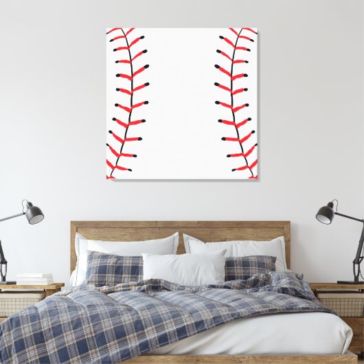 Baseball Sportstijl Baseball Thema Canvas Afdruk (Insitu (Slaapkamer))