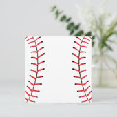 Baseball Sportstijl Baseball Thema Feestdagenkaart (Staand voorkant)