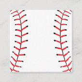 Baseball Sportstijl Baseball Thema Informatiekaartje (Voorkant)