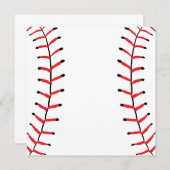 Baseball Sportstijl Baseball Thema Kaart (Voorkant / Achterkant)