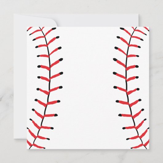 Baseball Sportstijl Baseball Thema Kaart (Voorkant)