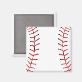 Baseball Sportstijl Baseball Thema Magneet (Voorkant / Achterkant)