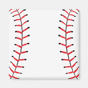Baseball Sportstijl Baseball Thema Magneet