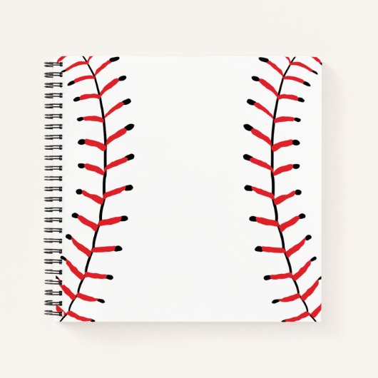 Baseball Sportstijl Baseball Thema Notitieboek (Voorkant)