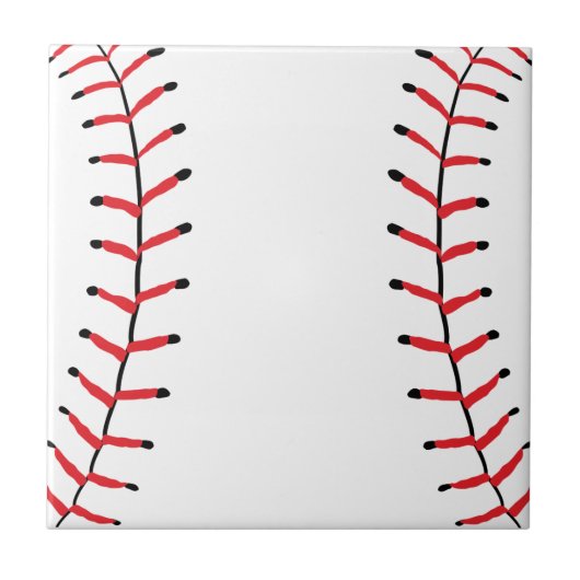 Baseball Sportstijl Baseball Thema Tegeltje (Voorkant)