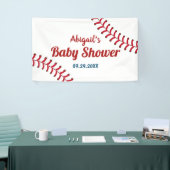 Baseball Sportthema Baby shower Welkomstwoord Spandoek (Beurs)