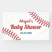 Baseball Sportthema Baby shower Welkomstwoord Spandoek (Horizontaal)