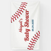 Baseball Sportthema Baby shower Welkomstwoord Spandoek (Verticaal)