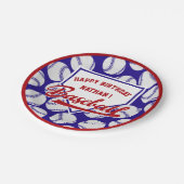 Baseball Sportthema Naam Partijpapier Bord (Gekanteld)