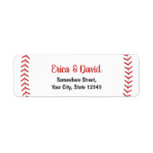 Baseball Sportthema Weddenschap Etiket (Voorkant)