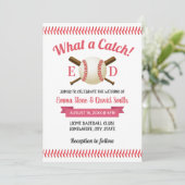 Baseball Sportthema Weddenschap Kaart (Staand voorkant)