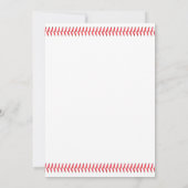 Baseball Sportthema Weddenschap Kaart (Achterkant)