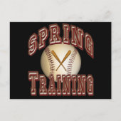 Baseball Spring Training Briefkaart (Voorkant)