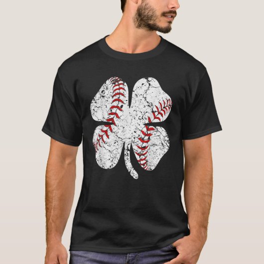 Baseball St Patricks Day Boys Mannen Catcher Shamr T-shirt (Voorkant)