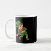 Baseball St Patricks Day Leprechaun Hitter Batter Koffiemok (Links)