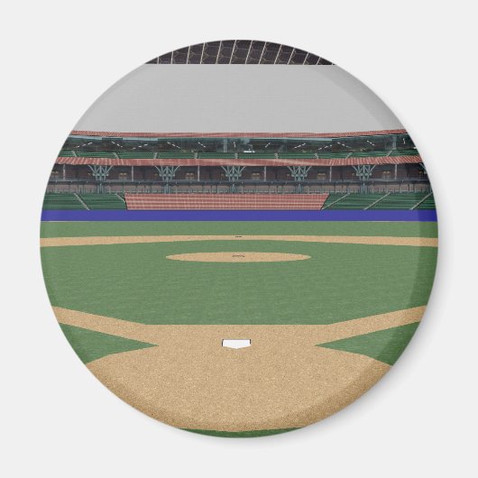 Baseball Stadium: 3D model: Magneet (Voorkant)