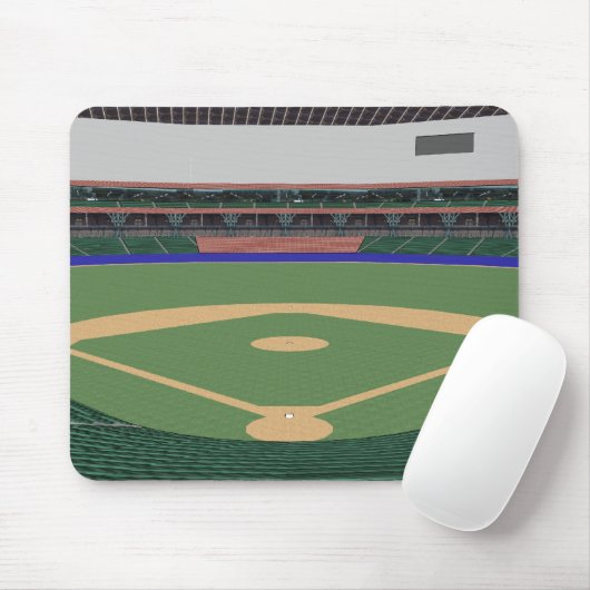Baseball Stadium: 3D-model: Muismat (Met muis)