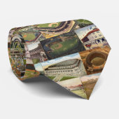 Baseball Stadium Briefkaarten Stropdas (Opgerold)