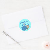 Baseball Star-Stickers Ronde Sticker (Envelop)