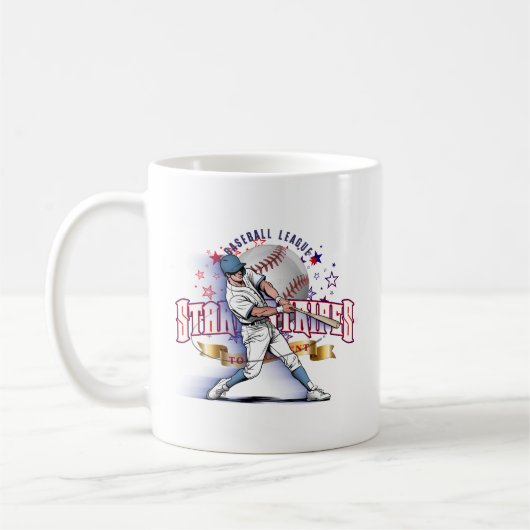 Baseball Stars & Stripes | #11 Klassieke Mok (Links)