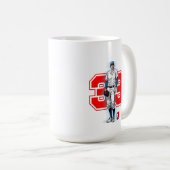 Baseball Stars & Stripes | #15 Klassieke Mok (Voorkant rechts)