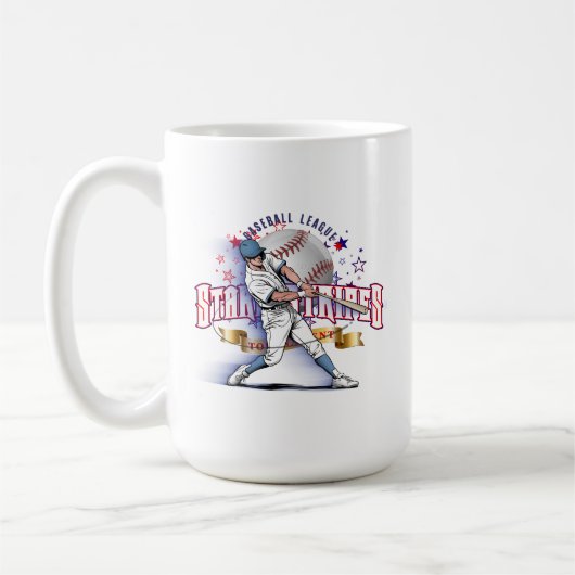 Baseball Stars & Stripes | #15 Klassieke Mok (Links)