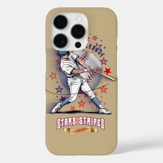 Baseball Stars & Stripes | Case-Mate iPhone Case (Achterkant)