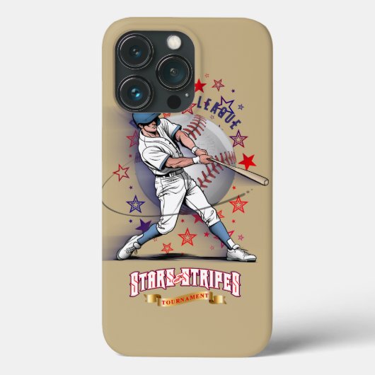 Baseball Stars & Stripes | Case-Mate iPhone Case (Achterkant)