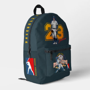 Baseball Stars & Stripes (D. mode) Bedrukte Rugzak