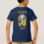 Baseball Stars & Stripes (D. mode) | KIds T-shirt (Achterkant)