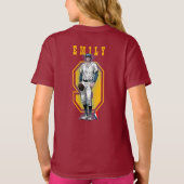 Baseball Stars & Stripes (D. mode) | KIds T-shirt (Achterkant)