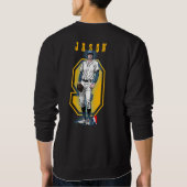 Baseball Stars & Stripes (D. mode) | Mannen Trui (Achterkant)