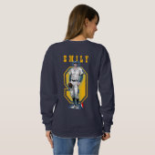 Baseball Stars & Stripes (D. mode) | Vrouwen  Trui (Achterkant volledig)