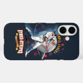Baseball Stars & Stripes (Donkere modus) | Case-Mate iPhone Case (Achterkant (horizontaal))