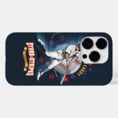 Baseball Stars & Stripes (Donkere modus) | Case-Mate iPhone Case (Achterkant (horizontaal))