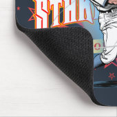 Baseball Stars & Stripes (Donkere modus) | Muismat (Hoek)