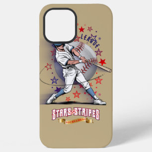 Baseball Stars & Stripes iPhone 12 Pro Max Hoesje