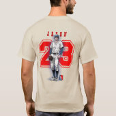 Baseball Stars & Stripes | Volwassene T-shirt (Achterkant)