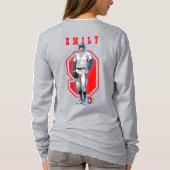 Baseball Stars & Stripes | Women Long Sleeve T-shirt (Achterkant)