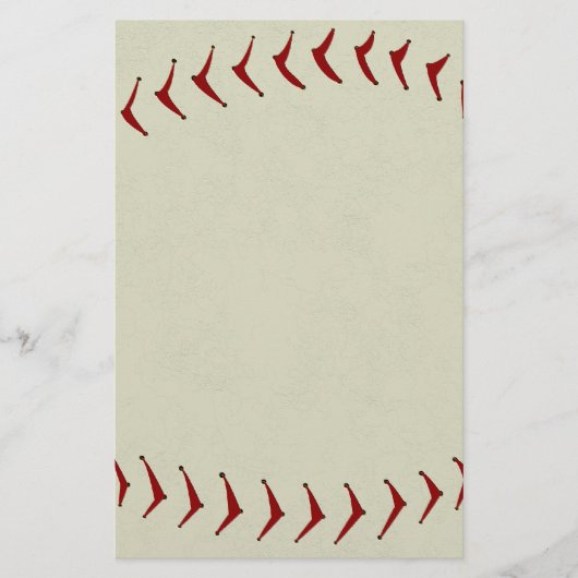 Baseball Stationery Briefpapier (Voorkant)