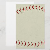 Baseball Stationery Briefpapier (Voorkant / Achterkant)
