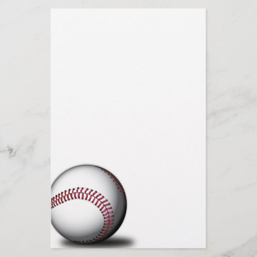 Baseball Stationery Briefpapier (Voorkant)