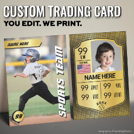 Baseball Stats Shield Kaart Baseball Trading Kaart Contactkaartje
