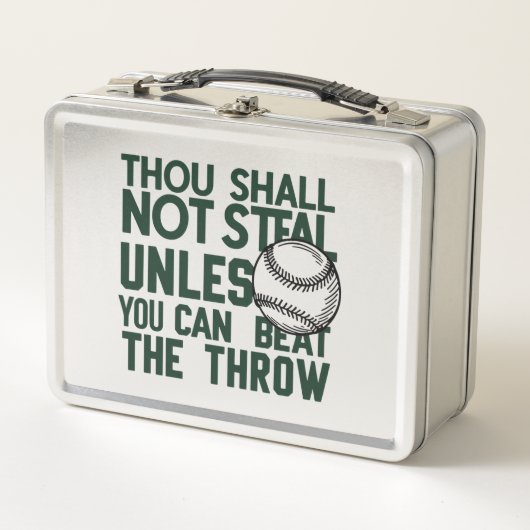 Baseball Stealing Humor Shirt (Voorkant)