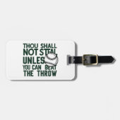 Baseball Stealing Humor Shirt Bagagelabel (Voorkant horizontaal)