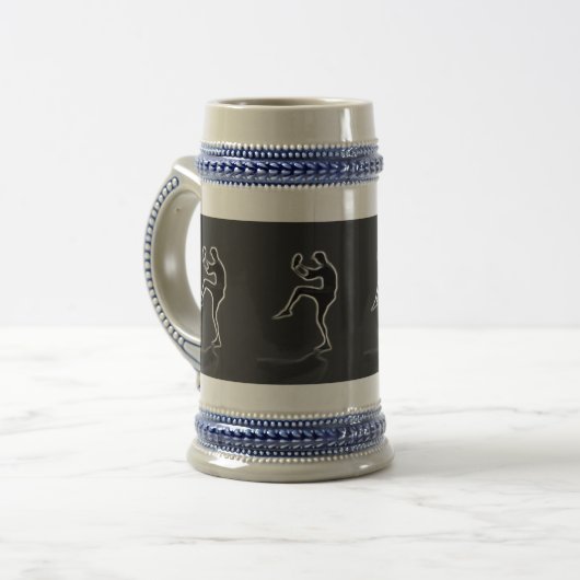 BASEBALL Stein drink niet alleen bier, vier het Bierpul (Voorkant links)