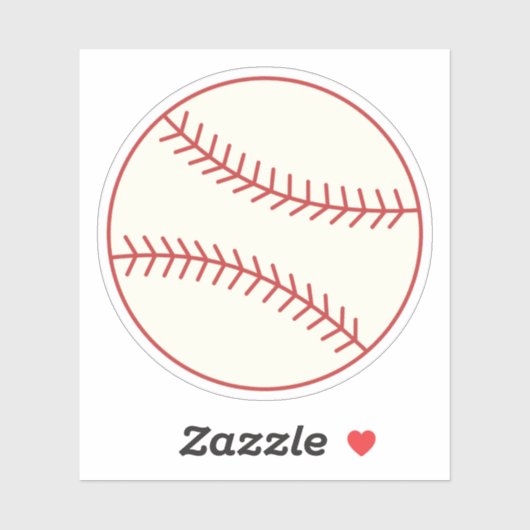 Baseball Sticker (Vel)