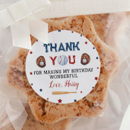 Baseball Sticker Labels Birthday Baby shower