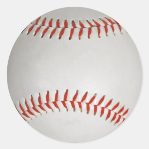 Baseball-stickers Ronde Sticker